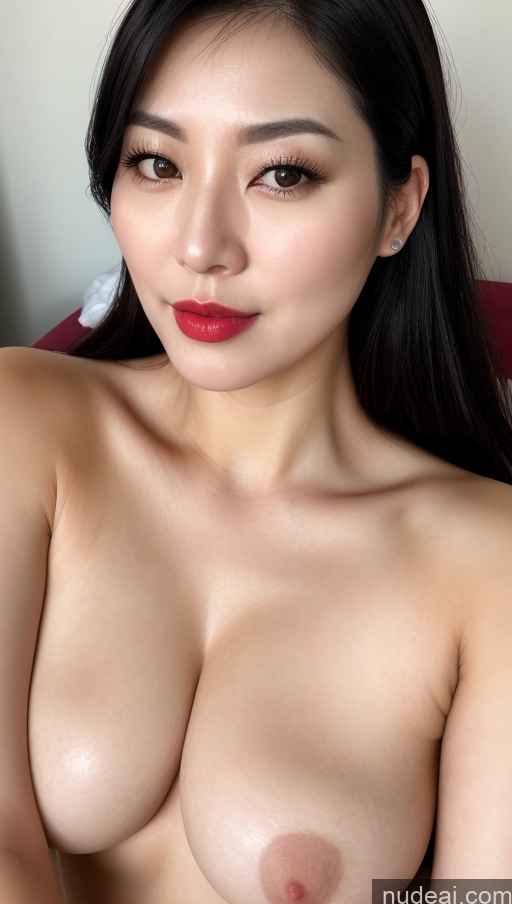 related ai porn images free for Woman One Perfect Boobs Beautiful Lipstick Thick Fairer Skin 30s Black Hair Slicked Korean Close-up View Detailed