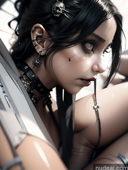 related ai porn images free for Milf Lipstick Tanned Skin Serious Close-up View Choker Jewelry Pearl Jewelry Khorne Naked Bandage Wet T-Shirt Bobcut Huge Boobs Grumpy Style Dark Skin Gothic Punk Girl Corset POV Doggy