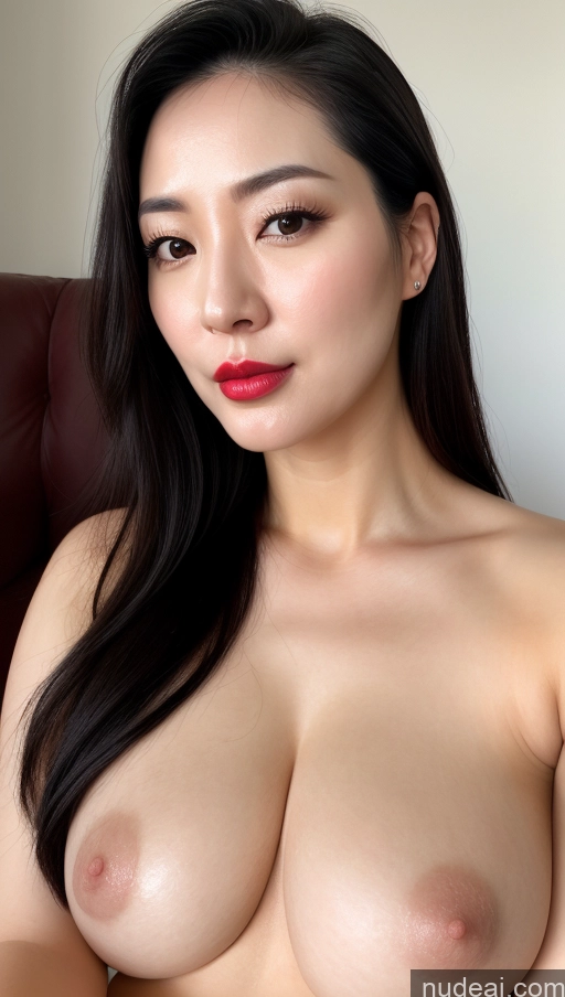 related ai porn images free for Woman One Perfect Boobs Beautiful Lipstick Thick Fairer Skin 30s Black Hair Slicked Korean Close-up View Detailed