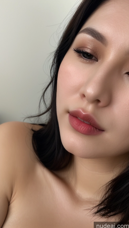 related ai porn images free for Woman One Perfect Boobs Beautiful Lipstick Thick 30s Black Hair Slicked Korean Close-up View Detailed Fairer Skin