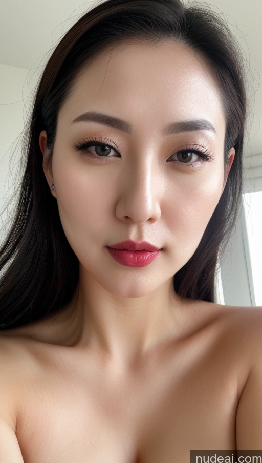 related ai porn images free for Woman One Perfect Boobs Beautiful Lipstick Thick 30s Black Hair Slicked Korean Close-up View Fairer Skin Detailed