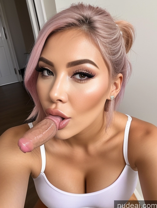 related ai porn images free for Bimbo One Thick 40s Pouting Lips Purple Hair Bangs Asian Mirror Selfie Front View Blowjob Casual High Heels Cleavage Party