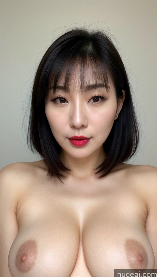 related ai porn images free for Woman One Perfect Boobs Beautiful Lipstick Thick 30s Black Hair Slicked Korean Close-up View Fairer Skin Detailed