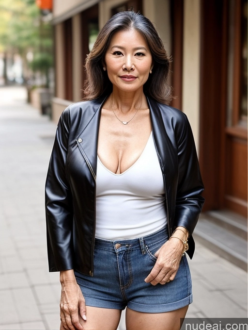 related ai porn images free for Milf Perfect Boobs Beautiful Perfect Body 70s Chinese Blouse Casual Jacket Professor Stylish Sweater Cleavage Topless Detailed