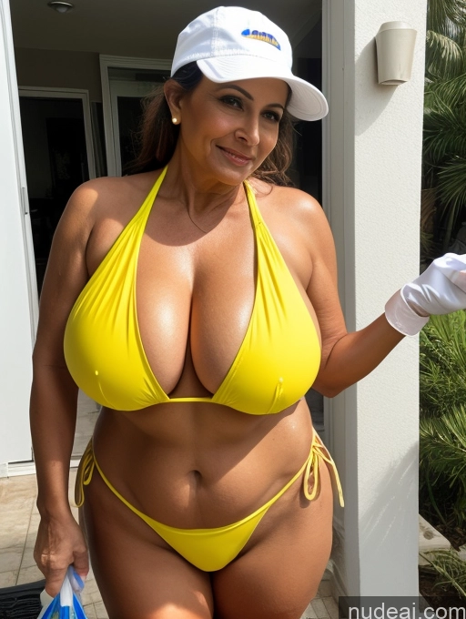 related ai porn images free for Milf One Busty Huge Boobs Tanned Skin Thick Front View Microkini Thong Maid Middle Eastern 60s Construction Worker