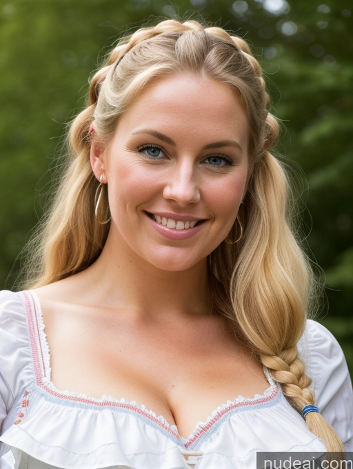 related ai porn images free for Woman Huge Boobs Big Ass Chubby Thick Tall Fairer Skin 30s Happy Blonde Pigtails Scandinavian Dirndl