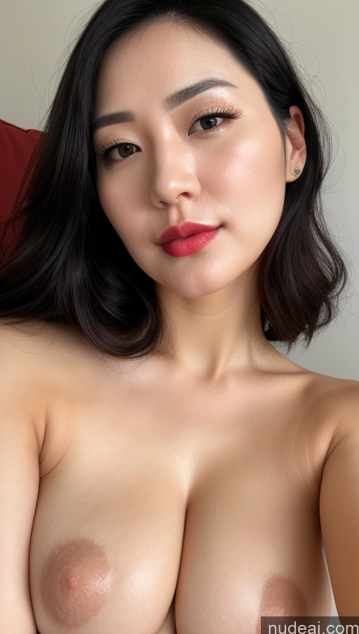 related ai porn images free for Woman One Perfect Boobs Beautiful Lipstick Thick Fairer Skin 30s Black Hair Slicked Korean Close-up View Detailed