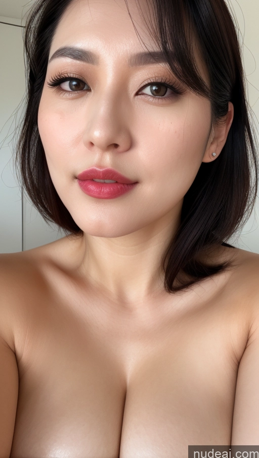 related ai porn images free for Woman One Perfect Boobs Beautiful Lipstick Thick Fairer Skin 30s Black Hair Slicked Korean Close-up View Detailed