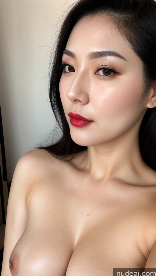 related ai porn images free for Woman One Perfect Boobs Beautiful Lipstick Thick Fairer Skin 30s Black Hair Slicked Korean Close-up View Detailed