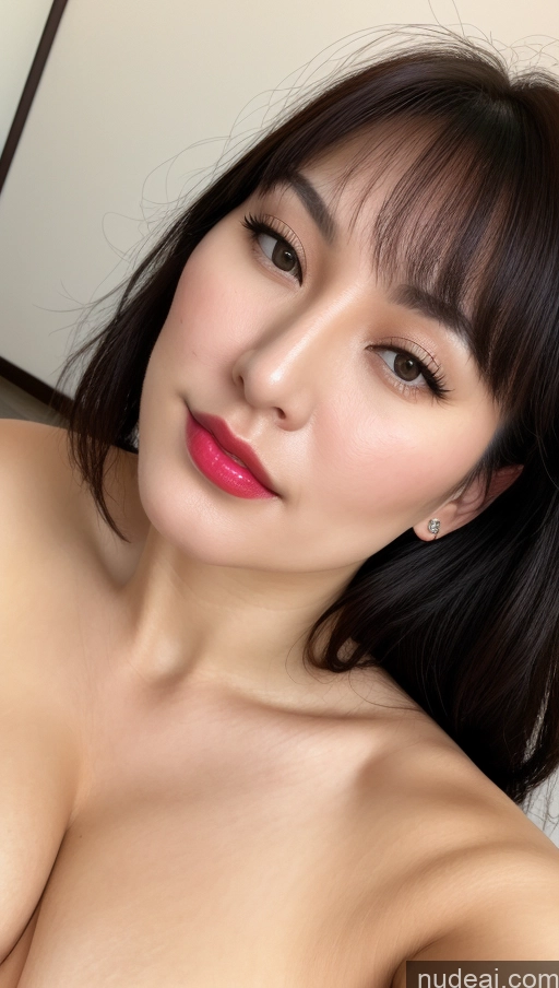 related ai porn images free for Woman One Perfect Boobs Beautiful Lipstick Thick Fairer Skin 30s Black Hair Korean Close-up View Detailed Bangs