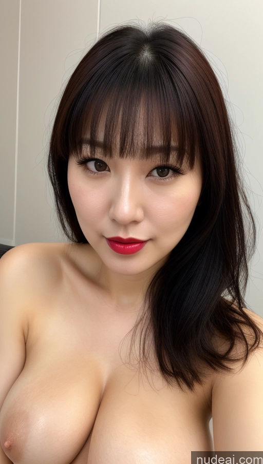 related ai porn images free for Woman One Perfect Boobs Beautiful Lipstick Thick Fairer Skin 30s Black Hair Korean Close-up View Detailed Bangs