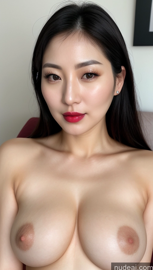 related ai porn images free for Woman One Perfect Boobs Beautiful Lipstick Thick Fairer Skin 30s Black Hair Close-up View Detailed Slicked Korean