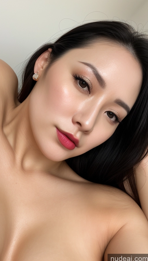 related ai porn images free for Woman One Perfect Boobs Beautiful Lipstick Thick Fairer Skin 30s Black Hair Close-up View Detailed Slicked Korean