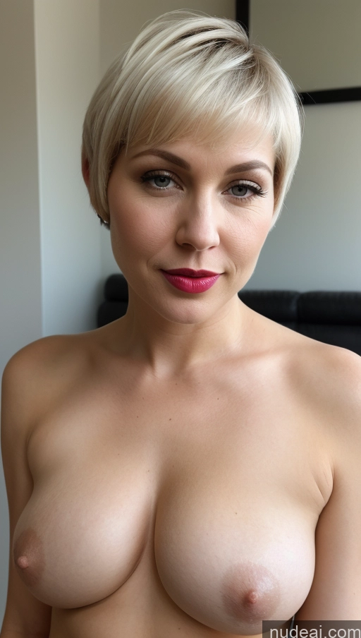 related ai porn images free for Woman One Perfect Boobs Beautiful Lipstick Thick 40s Short Hair Close-up View Detailed Fairer Skin White