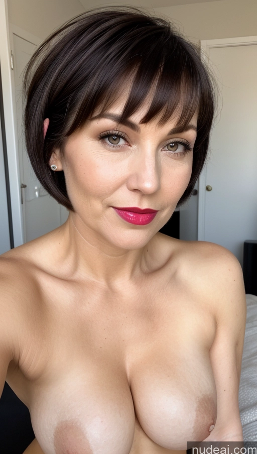 related ai porn images free for One Perfect Boobs Beautiful Lipstick Thick Short Hair Close-up View Detailed Fairer Skin White Black Hair Milf 30s