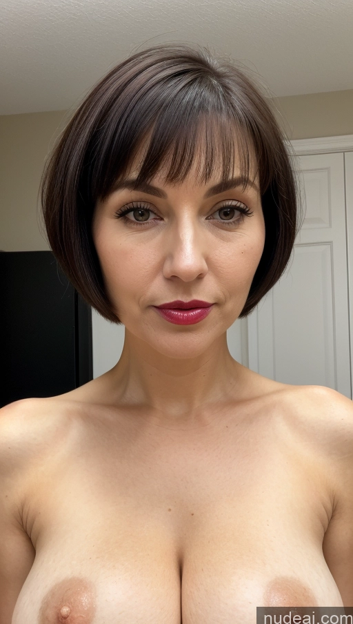 related ai porn images free for One Perfect Boobs Beautiful Lipstick Thick Short Hair Close-up View Detailed Fairer Skin White Milf 30s Black Hair