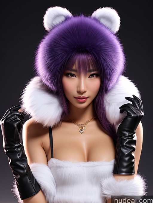 related ai porn images free for Model Small Ass Skinny Tanned Skin Purple Hair Korean 3d Front View Spreading Legs Jewelry Gloves Fur