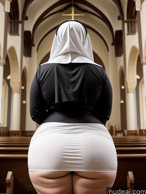 related ai porn images free for Milf Busty Huge Boobs Thick Chubby Fat Big Hips Church Back View Bending Over Nun Victorian Arabic