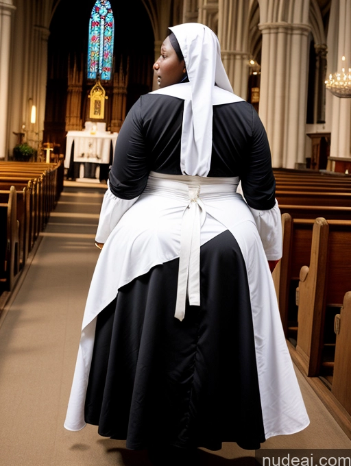 related ai porn images free for Milf Busty Huge Boobs Thick Chubby Fat Big Hips Church Back View Bending Over Nun Victorian Black
