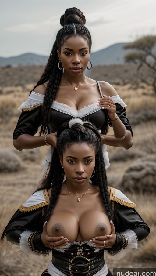 related ai porn images free for French Musketeer Dress Hair Tied Up Breast Grab Black Hair Black