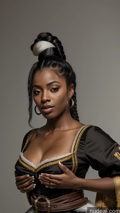 related ai porn images free for French Musketeer Dress Hair Tied Up Breast Grab Black Hair Black
