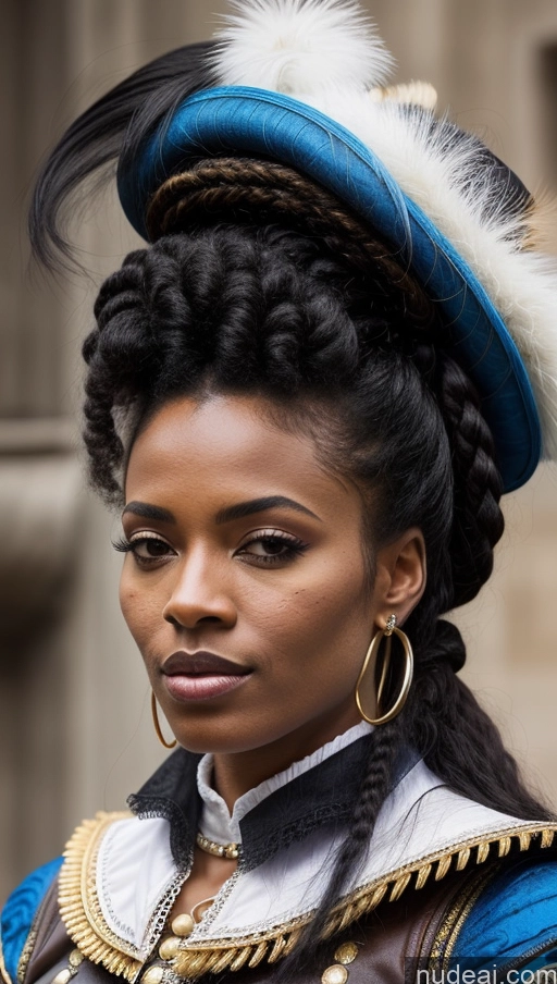 related ai porn images free for French Musketeer Dress Hair Tied Up Black Hair Black