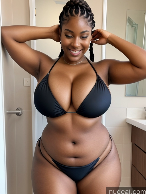 related ai porn images free for Woman One Busty Huge Boobs Perfect Boobs Beautiful Big Ass Thick Chubby Dark Skin Oiled Body Big Hips 18 Happy Black Hair Braided Black Mirror Selfie Bathroom Front View Spreading Legs Bikini Microkini Cleavage