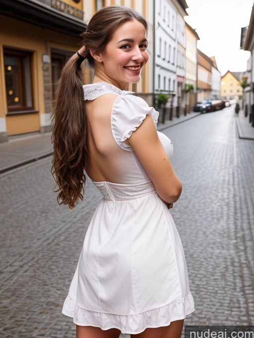 related ai porn images free for Woman Small Tits Small Ass One 18 Happy Brunette Ponytail German Soft + Warm Street Front View Cumshot Dirndl Bright Lighting Detailed