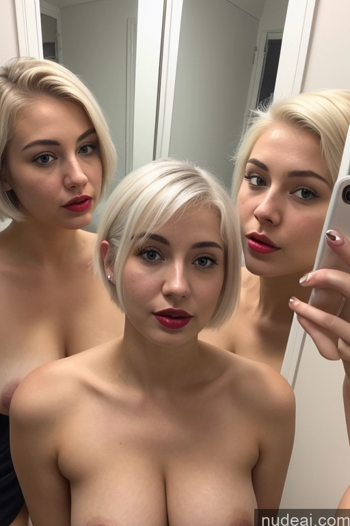 related ai porn images free for Woman Two Beautiful Busty Thick Fairer Skin Lipstick Perfect Boobs 18 Ahegao White Hair Pixie White Mirror Selfie Changing Room Front View Spreading Legs Nude Topless Alternative