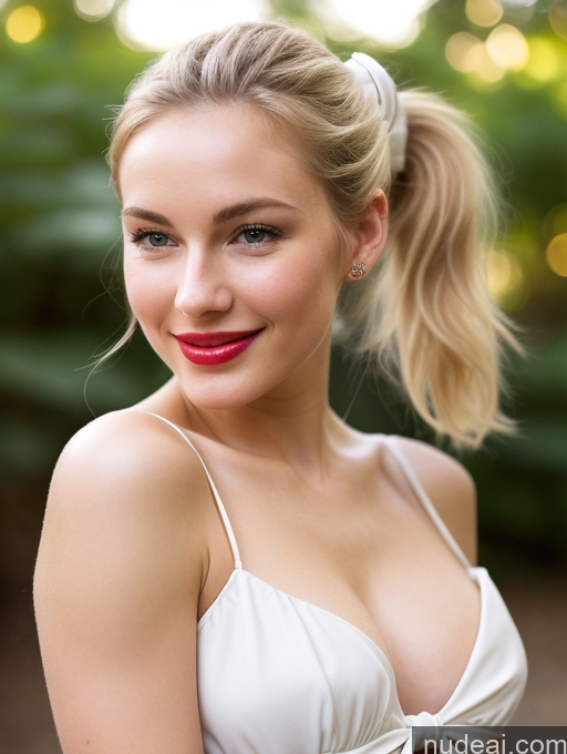 related ai porn images free for Woman One Perfect Body 18 Happy White Skin Detail (beta) Blonde Lipstick Fairer Skin Cleavage Bows Ponytail Sundress