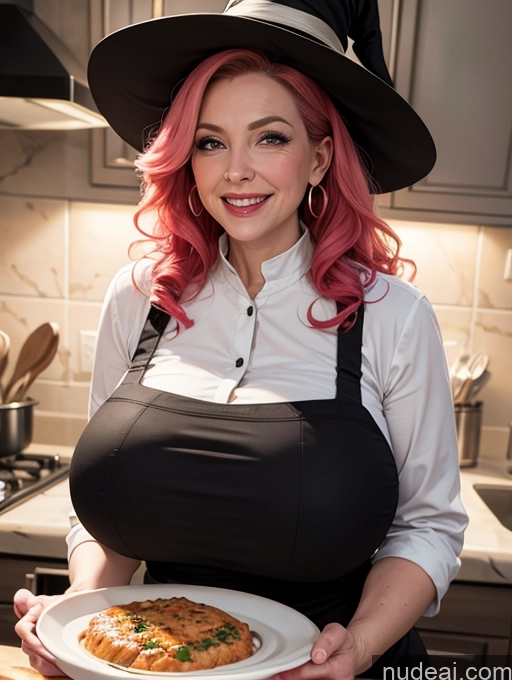 related ai porn images free for Witch Milf Cooking Kitchen Happy Huge Boobs