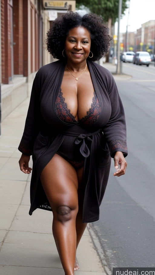 ai nude image of araffe woman in a black dress walking down a sidewalk pics of Huge Boobs Beautiful Muscular Big Ass Thick Tall Dark Skin Seductive Sexy Face Big Hips Street Cleavage Jumping Skin Detail (beta) Bathrobe Abs Front View Tattoos Curly Hair Black 80s Bodybuilder