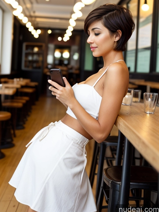 related ai porn images free for Woman One Small Tits Big Ass Tanned Skin Short Beautiful 20s Sexy Face Brunette Short Hair Brazilian Mirror Selfie Cafe Front View Eating Traditional Bright Lighting Simple Alternative