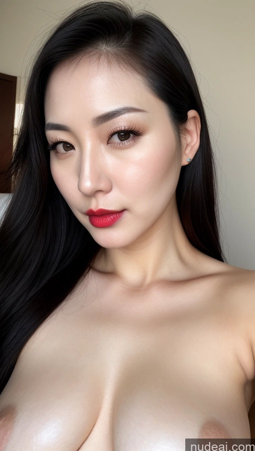 related ai porn images free for Woman One Perfect Boobs Beautiful Lipstick Thick Fairer Skin 30s Black Hair Slicked Korean Close-up View