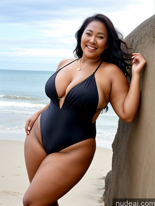 related ai porn images free for Milf Big Ass Big Hips Laughing Front View Black Hair Beach Dark Skin Chubby 40s Straight Fat One Piece Swimsuit Vietnamese Cleavage Jewelry Bright Lighting Seductive Short