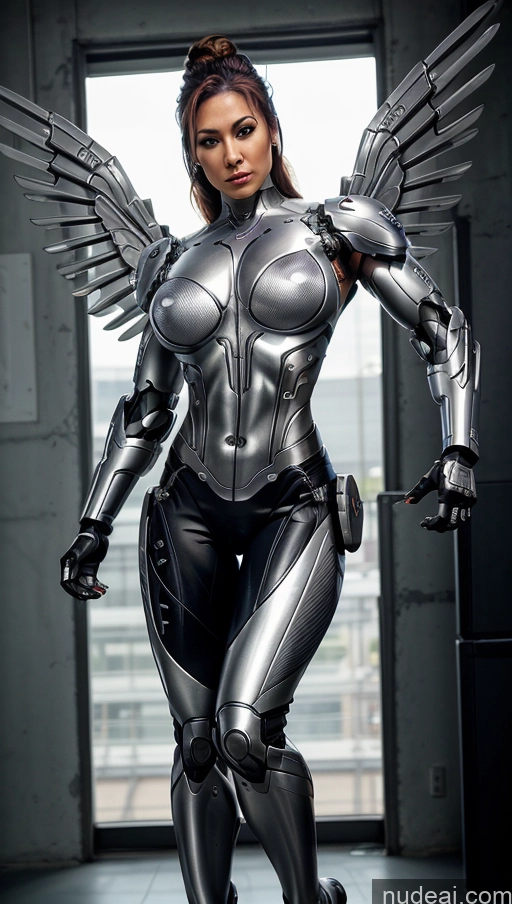 related ai porn images free for Perfect Boobs Muscular Cyborg Has Wings