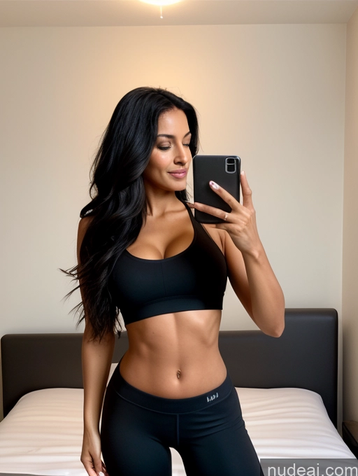 related ai porn images free for One Perfect Body 30s Black Hair Long Hair Brazilian Small Tits Model Front View Yoga Pants Working Out Bedroom