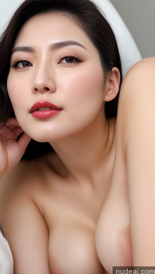 related ai porn images free for One Perfect Boobs Beautiful Thick Fairer Skin 30s Close-up View Lipstick Black Hair Korean Slicked Detailed Woman