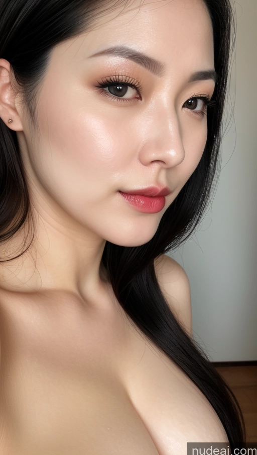 related ai porn images free for One Perfect Boobs Beautiful Thick Fairer Skin 30s Close-up View Lipstick Black Hair Korean Slicked Woman