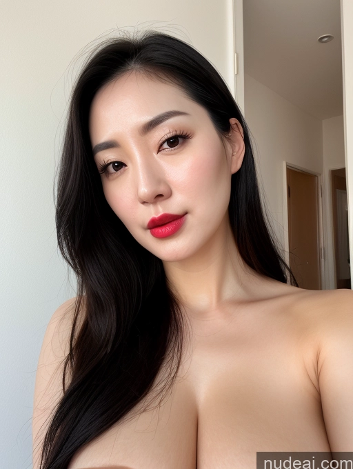 related ai porn images free for Woman One Perfect Boobs Beautiful Lipstick Thick Fairer Skin 30s Black Hair Slicked Korean Close-up View