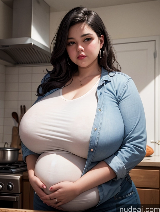 related ai porn images free for Fat Pregnant 18 Casual Huge Boobs Sad Kitchen