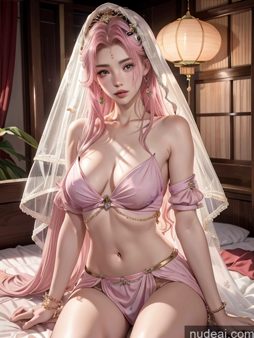 related ai porn images free for Model One Beautiful Skinny 18 Pink Hair Long Hair Japanese China Goddess Fashion Bedroom Properkissing