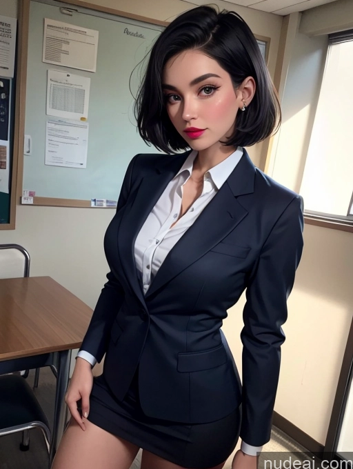 related ai porn images free for Teacher Suit Bobcut Lipstick 40s