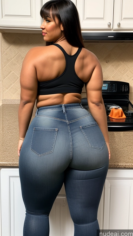 related ai porn images free for Athlete Big Ass Big Hips Jeans Bangs Kitchen