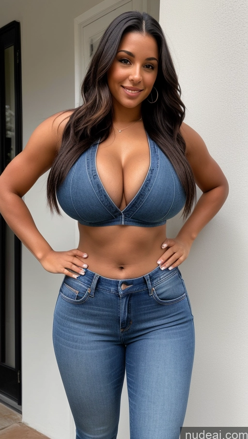 related ai porn images free for Athlete Perfect Boobs Big Hips Big Ass Jeans Front View