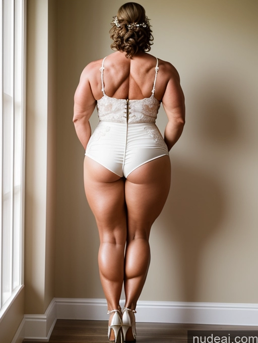 related ai porn images free for Milf Chubby Thick Muscular Wedding Bending Over High Heels