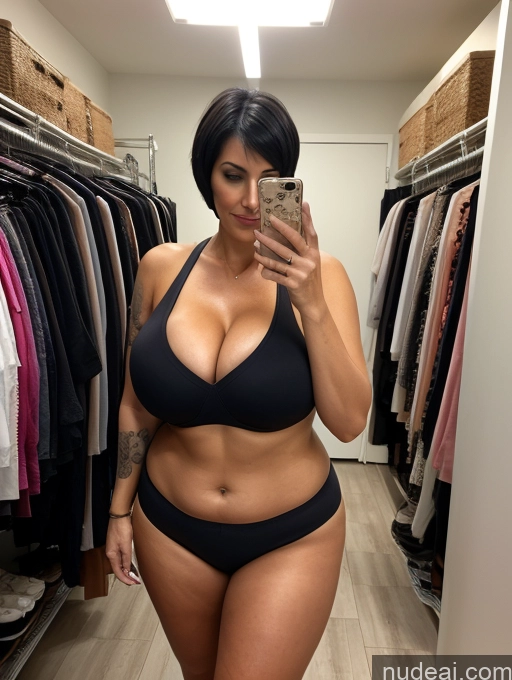 related ai porn images free for Pantyhose Tank Top Tall Tanned Skin Huge Boobs Tattoos Black Hair Short Hair Jewish Front View Cleavage Sexy Face Milf 30s Changing Room