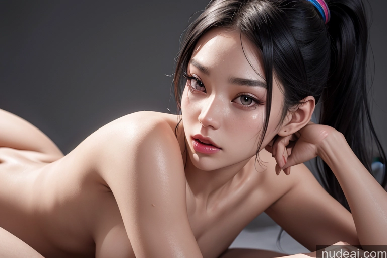 related ai porn images free for 4lit4 Sexy Face Black Hair Ponytail Korean 3d