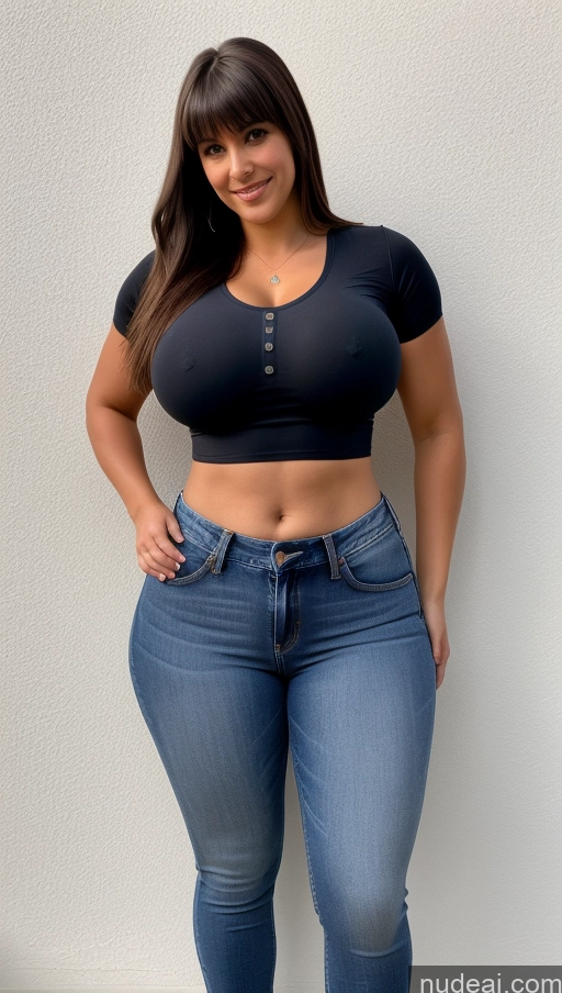 related ai porn images free for Athlete Perfect Boobs Busty Big Hips Jeans Big Ass Front View Bangs
