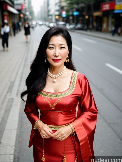 related ai porn images free for Milf Beautiful Lipstick 50s Sexy Face Long Hair Korean Film Photo Street Traditional Pearl Jewelry Transparent